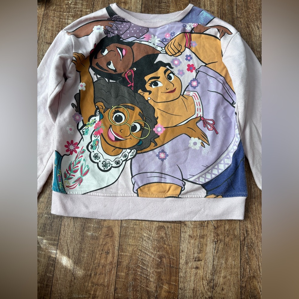 Disney Pastel Purple Glitter Sweatshirt